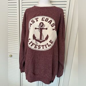 East coast lifestyle crew neck sweatshirt